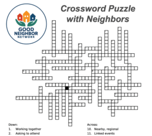 Neighboring Crossword Puzzle